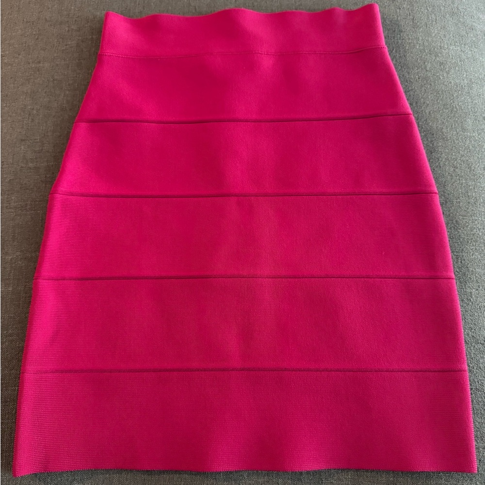 BCBG Maxazria pink mini skirt